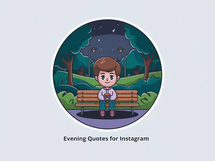 Evening Quotes for Instagram