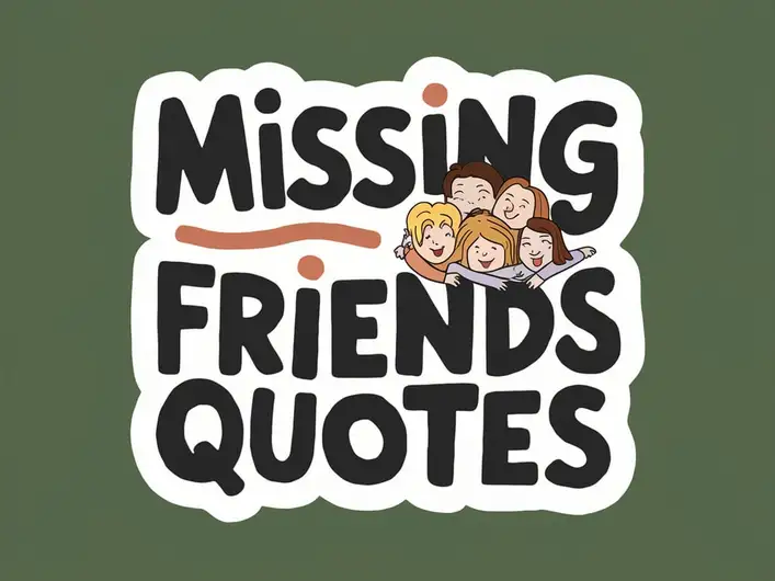 Missing Friends Quotes 