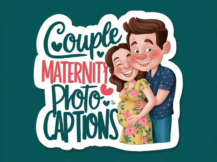 Couple Maternity Photo Captions